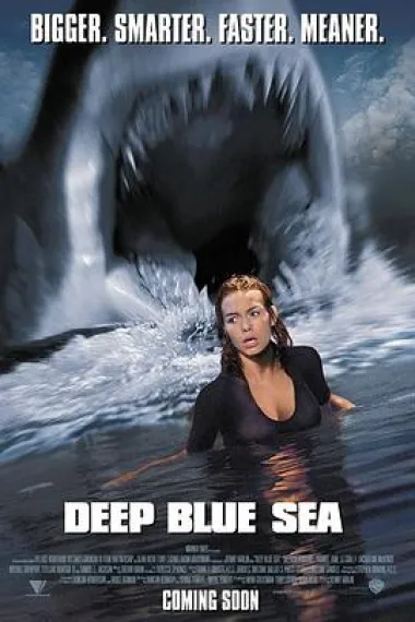 深海狂鲨 Deep Blue Sea (1999) 海报