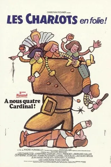 傻瓜大闹皇宫 Les Charlots en folie: À nous quatre Cardinal! (1974) 海报