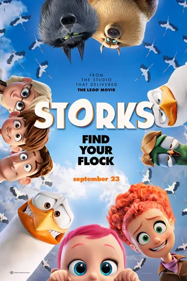 逗鸟外传：萌宝满天飞 Storks (2016) 海报