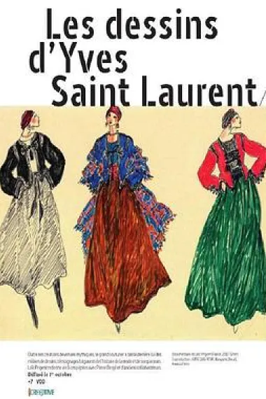 伊夫圣罗兰的手稿 Yves Saint Laurent's skeches (2017) 海报