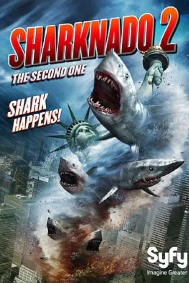 鲨卷风2 Sharknado 2: The Second One (2014) 海报