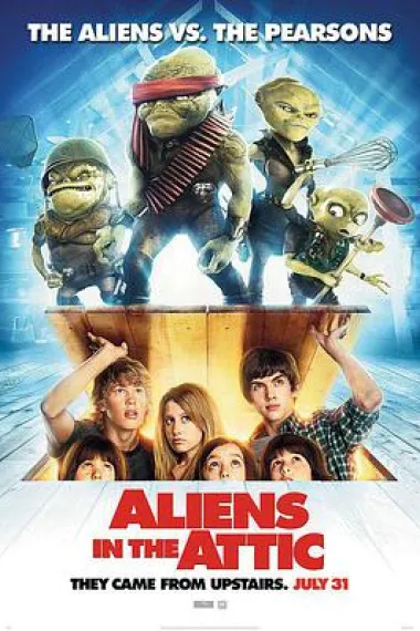 楼上的外星人 Aliens in the Attic (2009) 海报
