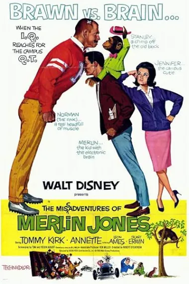 神奇第六感 The Misadventures of Merlin Jones (1964) 海报