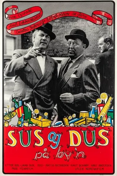 Sus og dus på by'n (1968) 海报
