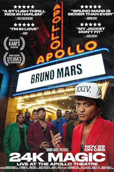 Bruno Mars: 24K Magic Live at the Apollo (2017) 海报