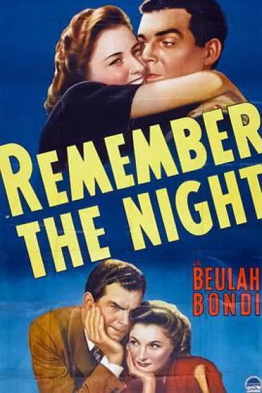 今宵难忘 Remember the Night (1940) 海报