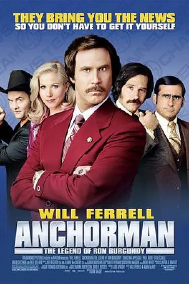 王牌播音员 Anchorman: The Legend of Ron Burgundy (2004) 海报