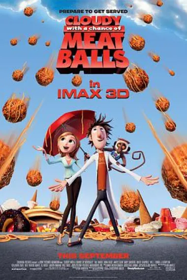 天降美食 Cloudy with a Chance of Meatballs (2009) 海报