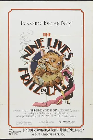 菲力兹九命猫 The Nine Lives of Fritz the Cat (1974) 海报