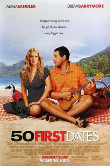 初恋50次 50 First Dates (2004) 海报