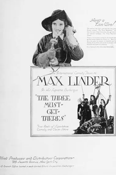狭路火枪手 The Three Must-Get-Theres (1922) 海报