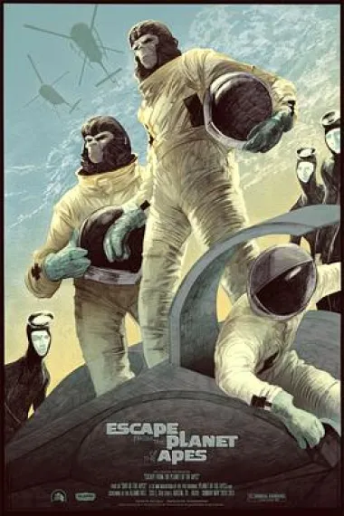 逃离猩球 Escape from the Planet of the Apes (1971) 海报