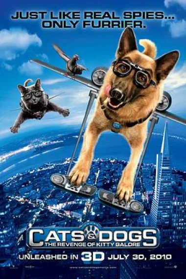 猫狗大战2：珍珠猫复仇 Cats & Dogs: The Revenge of Kitty Galore (2010) 海报