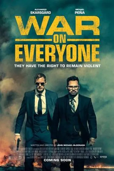 全民战争 War on Everyone (2016) 海报