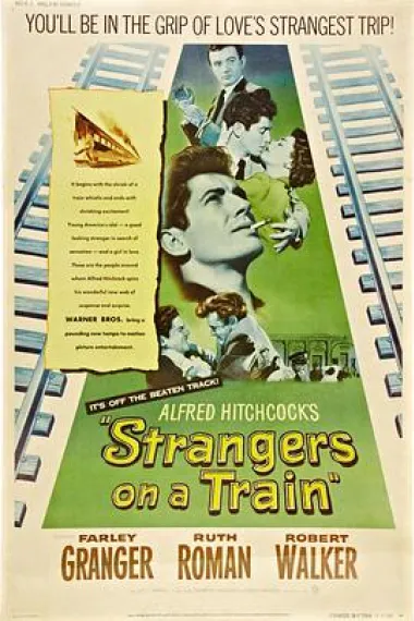 火车怪客 Strangers on a Train (1951) 海报