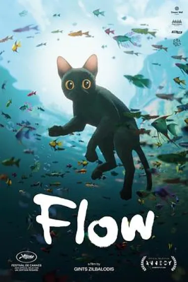 猫猫的奇幻漂流 Straume (2024) 海报