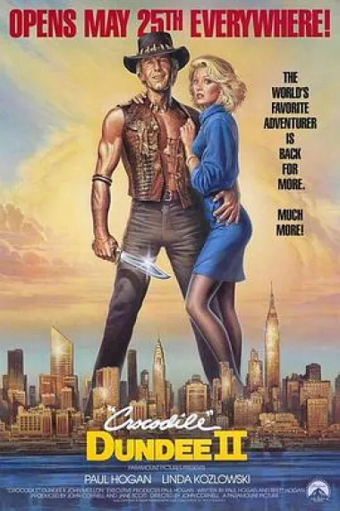 鳄鱼邓迪2 Crocodile Dundee II (1988) 海报