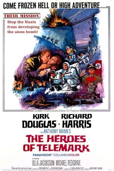 铁勒马九壮士 The Heroes of Telemark (1965) 海报