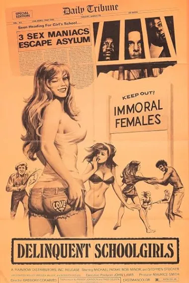 疯狂的肉欲 Delinquent School Girls (1975) 海报