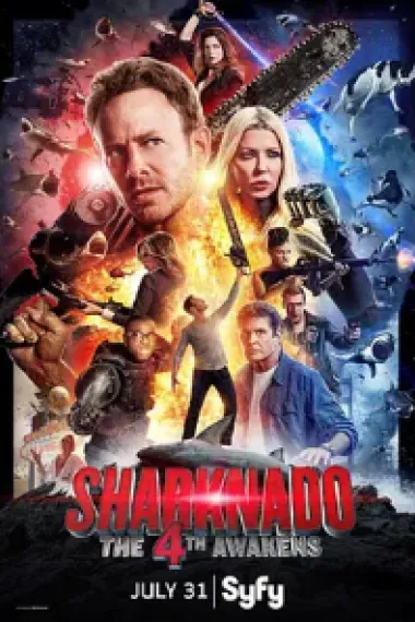 鲨卷风4：四度觉醒 Sharknado 4: The 4th Awakens (2016) 海报