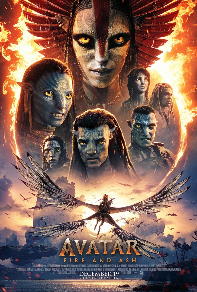 【4K】60帧/No.42 美国科幻片榜 阿凡达：火与烬 Avatar: Fire and Ash (2025) 海报
