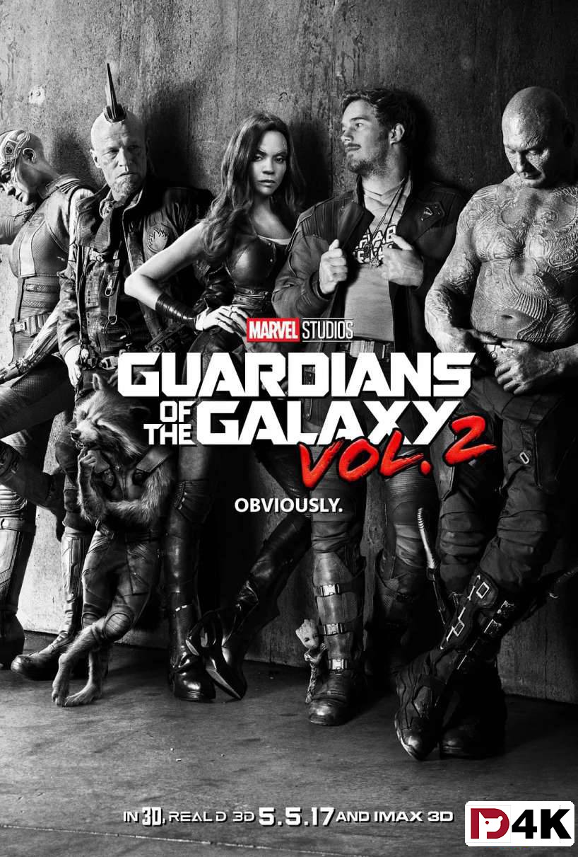 【4K】60帧/No.13 高分超级英雄电影榜 银河护卫队2 Guardians of the Galaxy Vol. 2 (2017) 海报