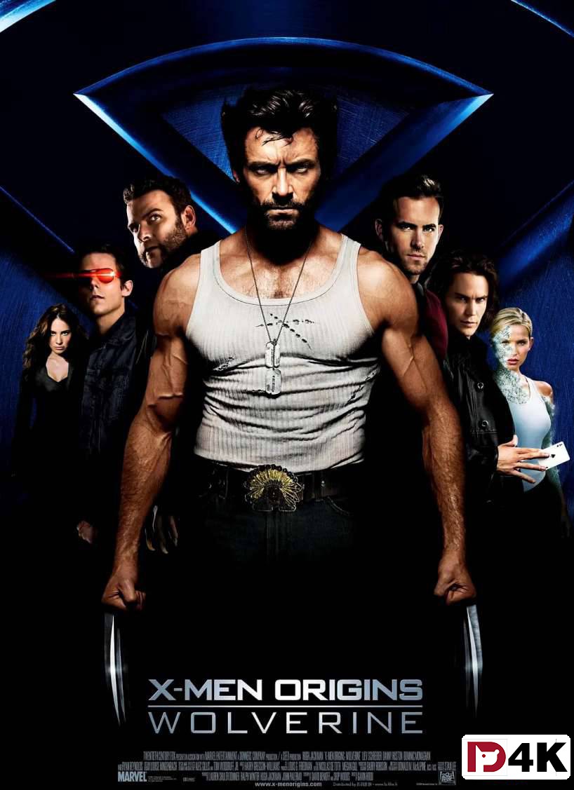 特效大片/动作/科幻[豆瓣7.5][4K狗4K60帧蓝光电影] 金刚狼1 X-Men Origins: Wolverine.H265.10bit.DTS-HD[2009/国英5.1双语/简繁英(原盘PGS)字幕/多版本] 海报