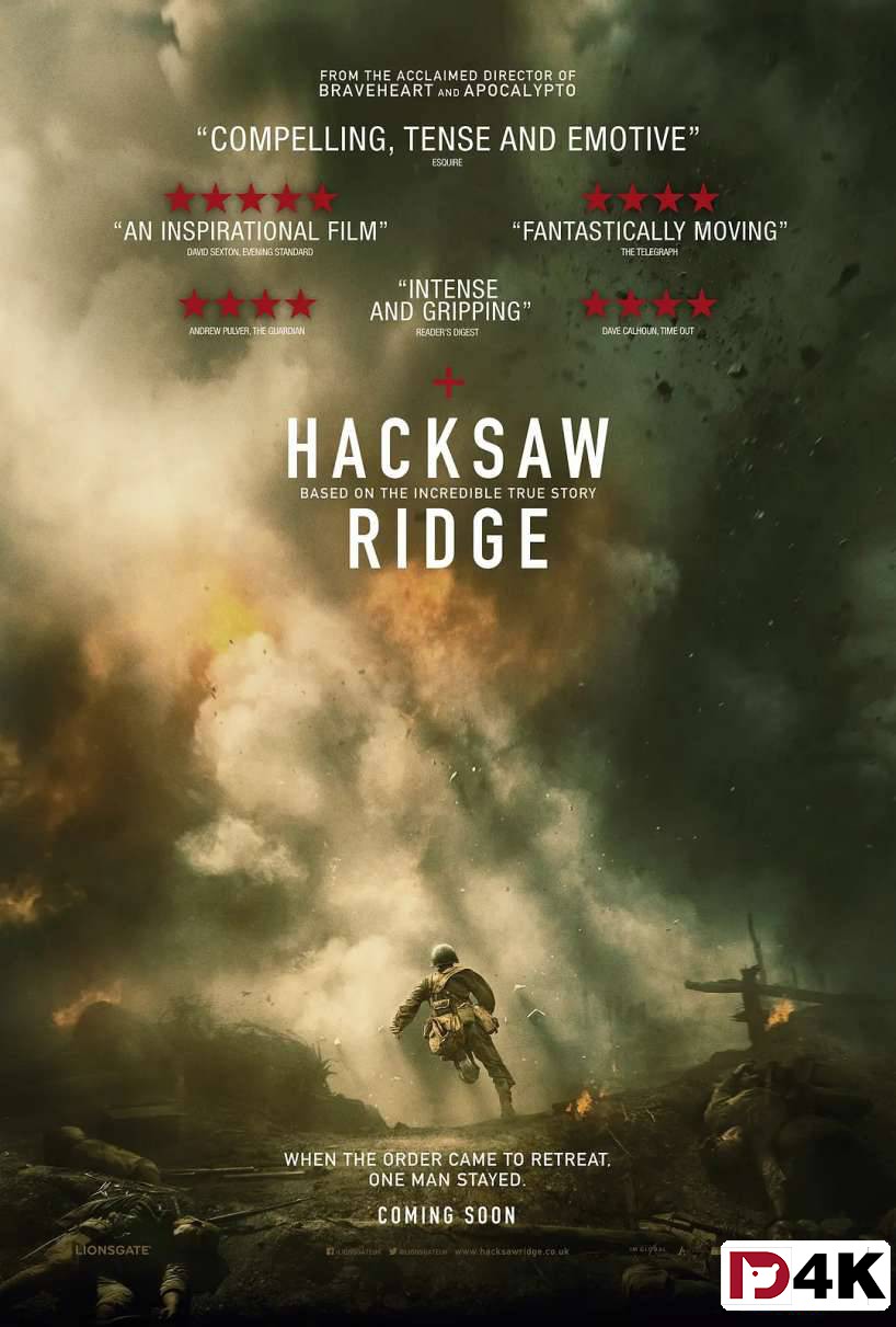 传记/战争[豆瓣8.7/Top140]1080P.60帧.血战钢锯岭 Hacksaw Ridge .H264.Dolby[国英5.1双语/简繁英(原盘PGS)字幕/13.62G] 海报