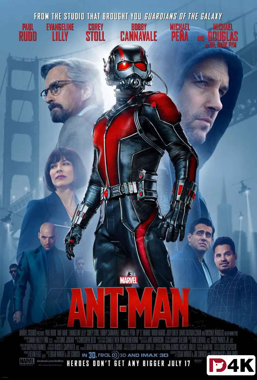 特效大片/科幻[豆瓣7.7][4K狗4K60帧蓝光电影] 蚁人 / 蚁侠 / Ant-Man .IMAX巨幕版.H265.10bit.Dolby[2015/国英5.1双语/中英特效字幕/多版本] 海报