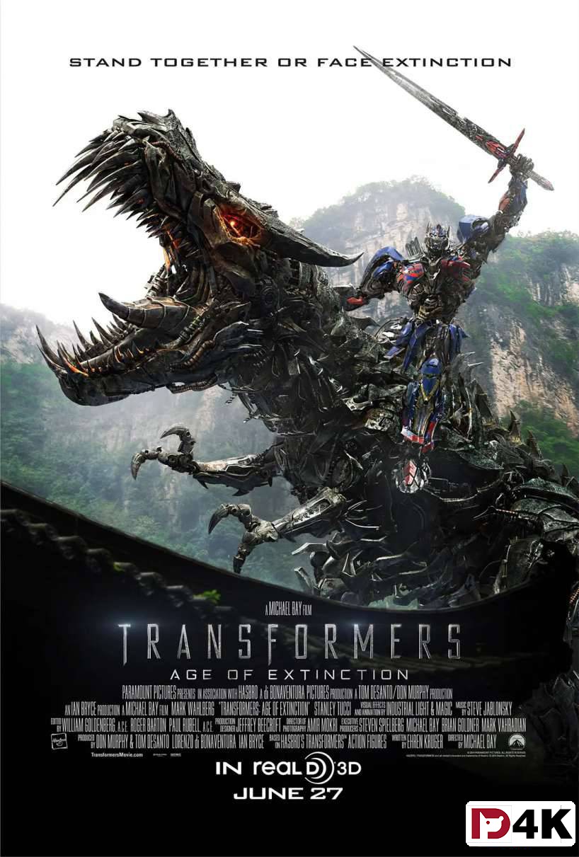 独家重制[豆瓣6.6][4K狗4K60帧蓝光电影] 变形金刚 4 绝迹重生 .IMAX巨幕版.H265.10bit.DTS.[2011/国英5.1双语/中英字幕/多版本] 海报