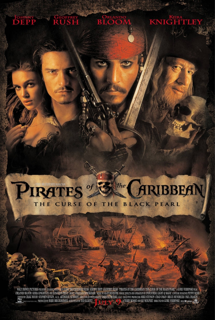 【4K】60帧/No.96豆瓣电影Top250 加勒比海盗 Pirates of the Caribbean: The Curse of the Black Pearl (2003) 海报