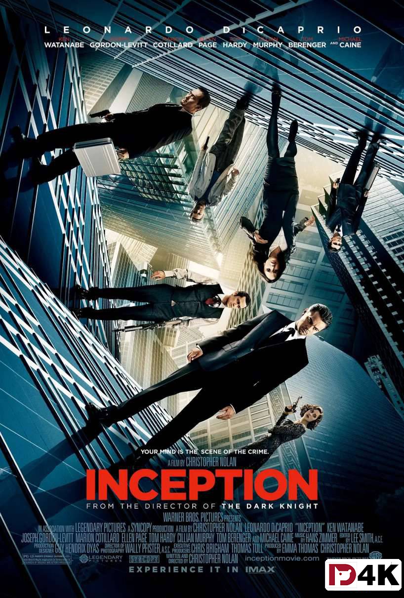 [豆瓣9.3/Top9][4K狗4K60帧蓝光电影] 盗梦空间 Inception .H265.10bit.DTS-HD[国英5.1双语/简繁英(原盘PGS)字幕/多版本] 海报