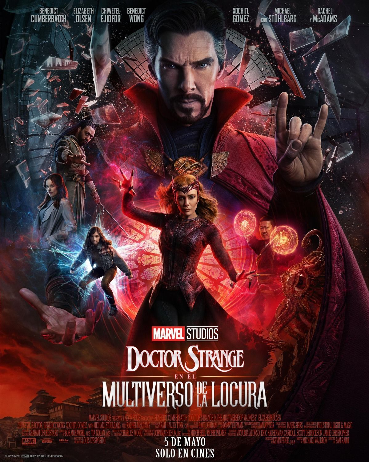 【4K】120帧.奇异博士2：疯狂多元宇宙 Doctor Strange in the Multiverse of Madness (2022) 海报