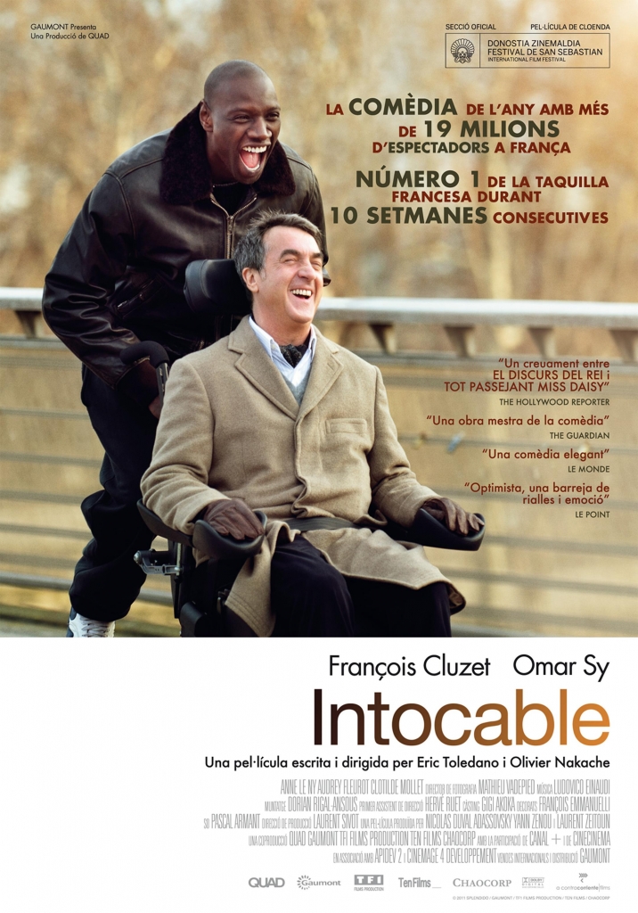 【4K】60帧/No.22豆瓣电影Top250 触不可及 Intouchables (2011) 海报