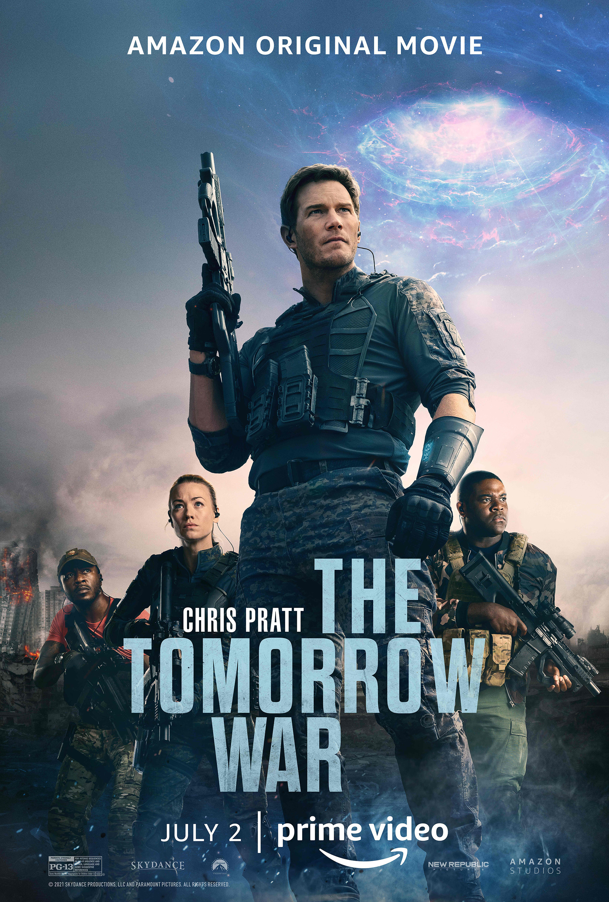 【120帧】福利.2021/动作/科幻[60帧] 明日之战 / 幽灵征募 / 幽灵分遣队 / The Tomorrow War / Ghost Draft .HEVC.H265.10bit.Dolby.4KSG[英文5.1原声/中英字幕/多版本] 海报