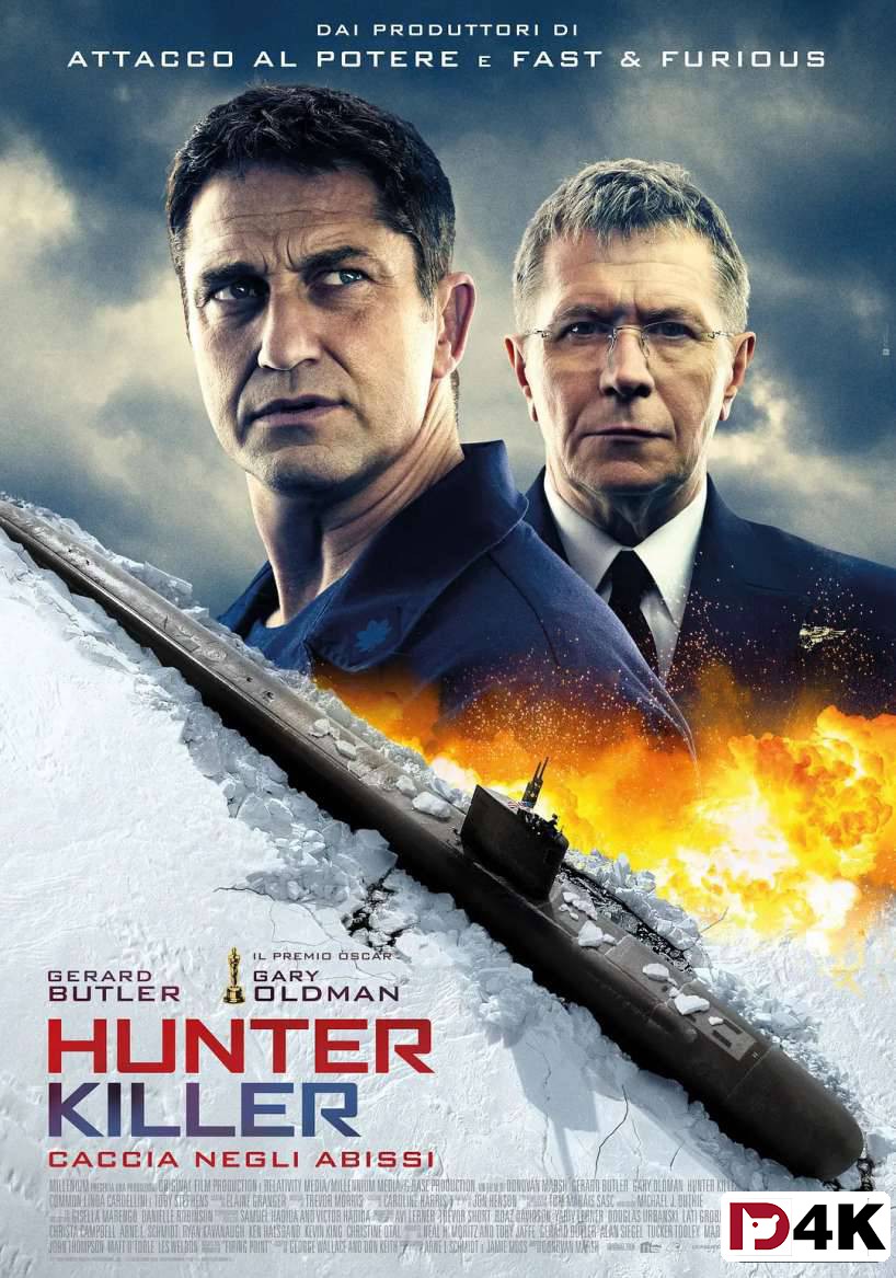 [豆瓣6.8][百度]60帧.冰海陷落 Hunter Killer.1080P.H264.Dolby[英文原声/国英字幕/10.32G] 海报