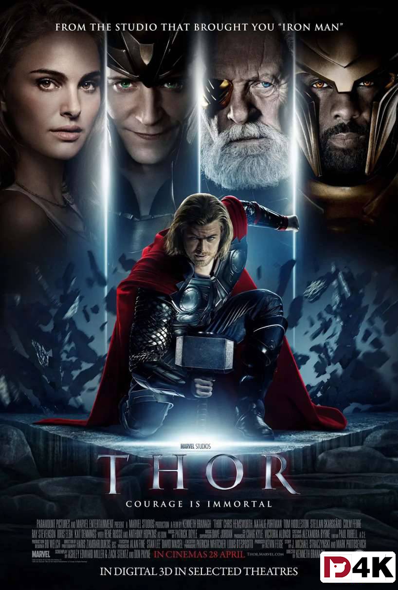 特效大片/动作/奇幻/冒险[豆瓣7.1][4K狗4K60帧蓝光电影] 雷神1 Thor .H265.10bit.DTS[2011/国英5.1双语/中英字幕/多版本] 海报