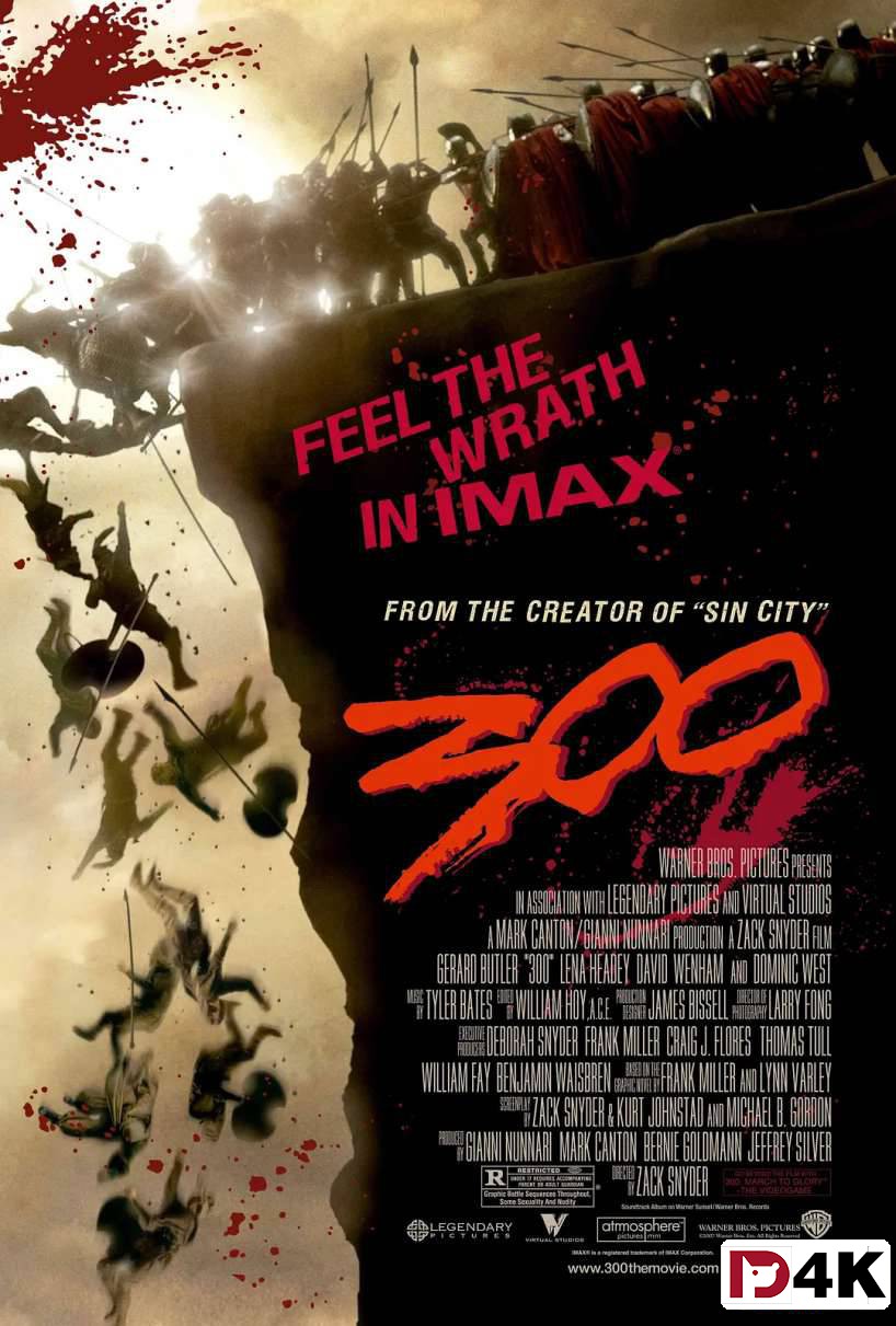 独家重制[4K狗4K60帧蓝光电影] 斯巴达300勇士.H265.10bit.Dolby[国粤英5.1声道/简繁英(原盘PGS)字幕/多版本] 海报