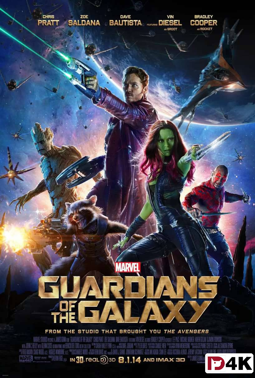 特效大片/科幻[豆瓣8.1][4K狗4K60帧蓝光电影] 银河护卫队1 Guardians of the Galaxy .IMAX巨幕版.H265.10bit.DTS.4KSG[2014/国英5.1双语/中英字幕/多版本] 海报