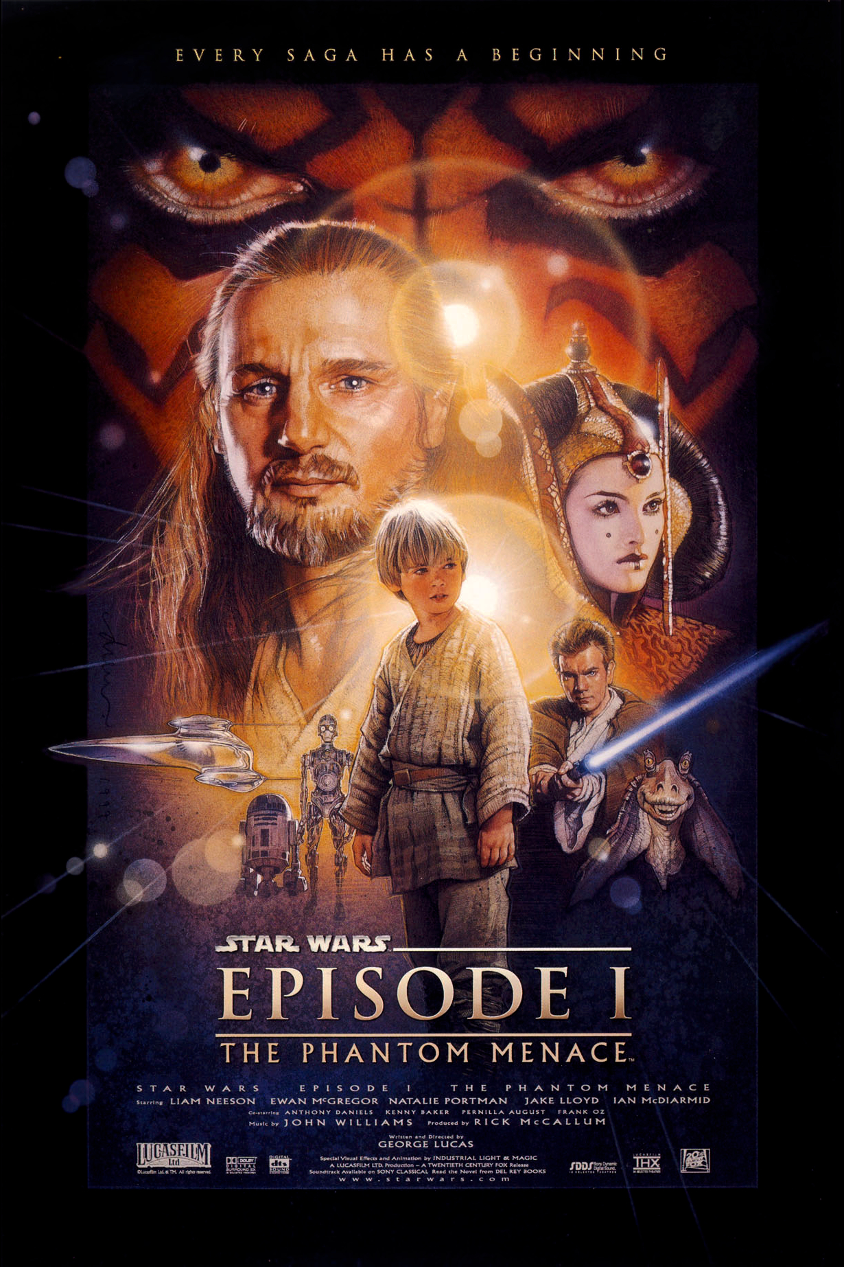 【1080p】60帧.星球大战前传1：幽灵的威胁 Star Wars: Episode I – The Phantom Menace (1999) 海报